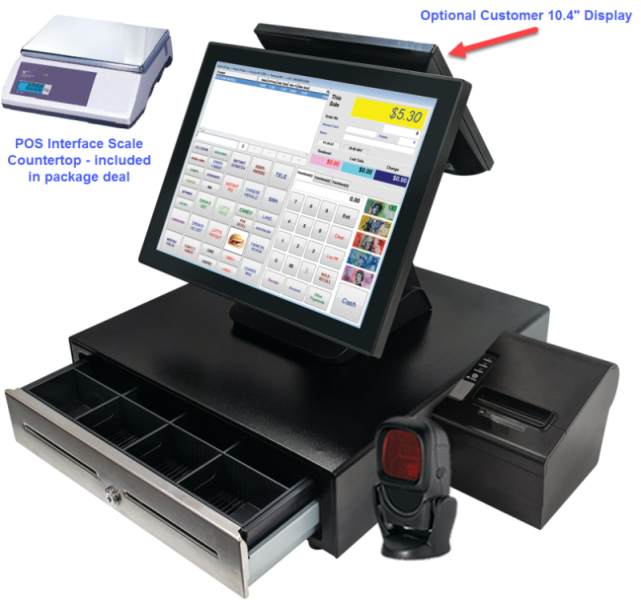 grocery store cash register system