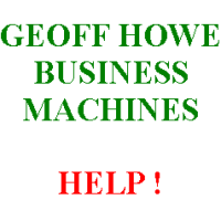 Geoff Howe Business Machines - Help & Support - Contact Us
